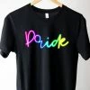 Hustle And Heart NC Pride Neon Graphic Tee