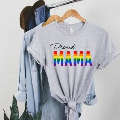 Hustle And Heart NC Proud Mama Pride Ally Graphic Tee LGBTQIA+ Pride/Equality