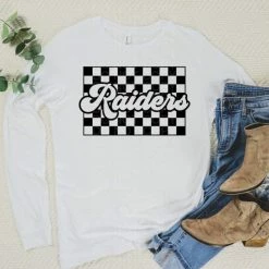 Hustle & Heart NC Transfers Raiders Vintage Checker Screenprint Transfer
