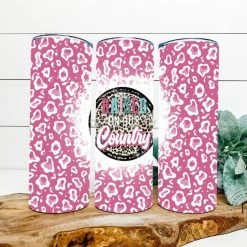 Hustle & Heart NC Raised On 90s Country Completed 20oz Skinny Tumbler Tumbler Of The Week