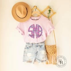 Hustle & Heart NC Random Monogram Graphic Tee SALE!!! Monogram Tees