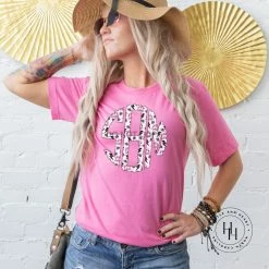 Hustle & Heart NC Random Monogram Graphic Tee SALE!!! Monogram Tees