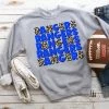Hustle & Heart NC Repeating Mascot Designs Rangers Blue Repeating Graphic Tee