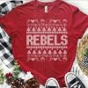 Hustle & Heart NC Rebels Ugly Christmas Sweater Screenprint Transfer Christmas Screenprint Transfers