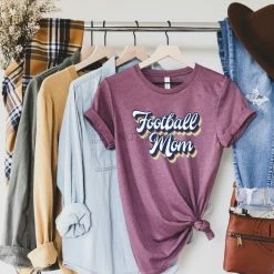 Hustle & Heart NC Retro Text'Mom' Graphic Tee Mother's Day