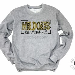 Hustle & Heart NC Richmond Hill Wildcats Doodle Graphic Tee