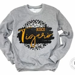 Hustle & Heart NC Risco Tigers Black And Yellow Gold