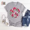 Hustle & Heart NC Monogram Tees Scalloped Watermelon Monogram Graphic Tee