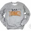 Hustle & Heart NC School Doodle Designs SCC Braves Orange/White Doodle Graphic Tee