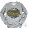 Hustle & Heart NC SEC Elite Volleyball Grey Leopard Graphic Tee