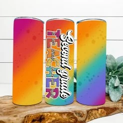 Hustle & Heart NC Second Grade Teacher Completed 20oz Skinny Tumbler Tumbler Of The Week