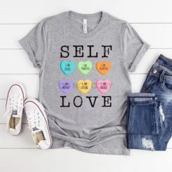 Hustle & Heart NC Self Love Conversation Hearts