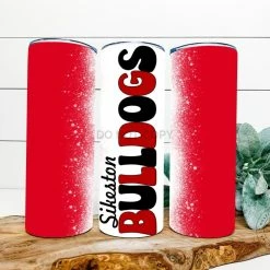 Hustle & Heart NC Sikeston Bulldogs Completed 20oz Skinny Tumbler Tumbler Of The Week