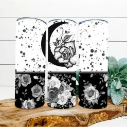 Hustle & Heart NC Tumbler Of The Week Skellie Moon Completed 20oz Skinny Tumbler