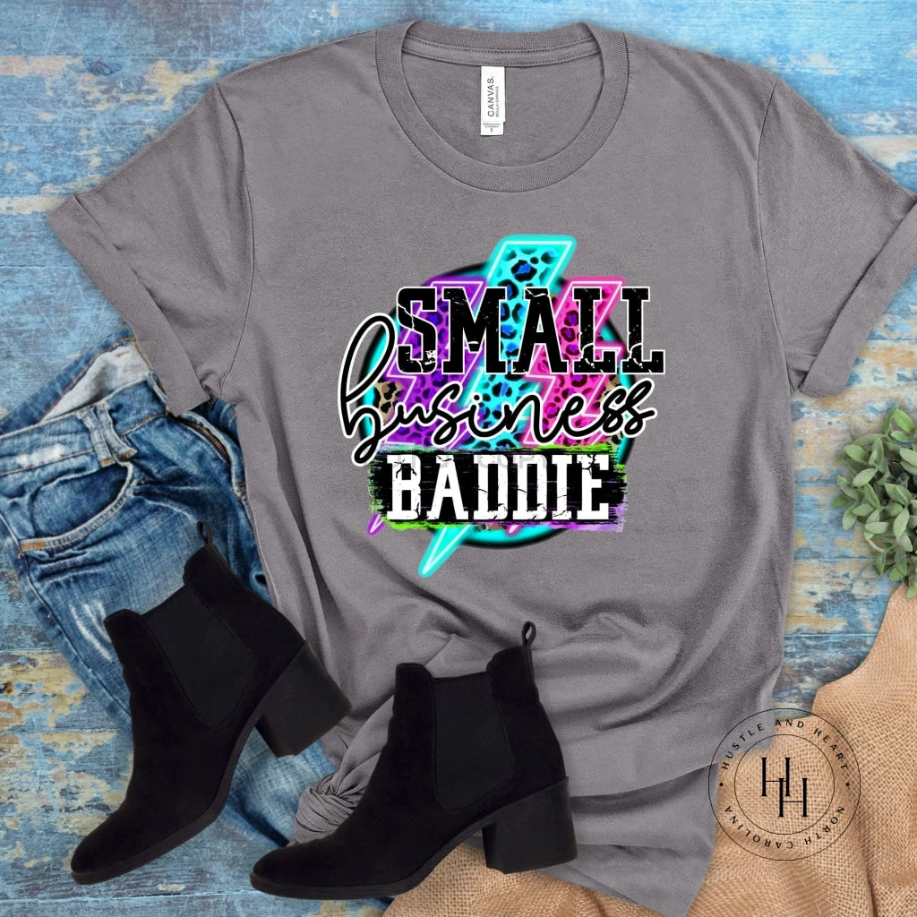 Hustle And Heart NC Small Business Baddie Graphic Tee