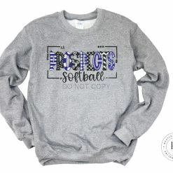 Hustle & Heart NC School Doodle Designs Softball Prospects Doodle Graphic Tee