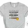 Hustle & Heart NC Mascot Pride Softball Yellin Coffee Drinkin Kinda Mom Graphic Tee