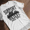 Hustle & Heart NC Support Wildlife Raise Boys - SUBLIMATION TRANSFER Transfers