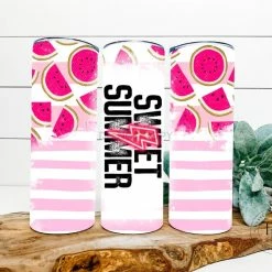 Hustle & Heart NC Sweet Summer Completed 20oz Skinny Tumbler