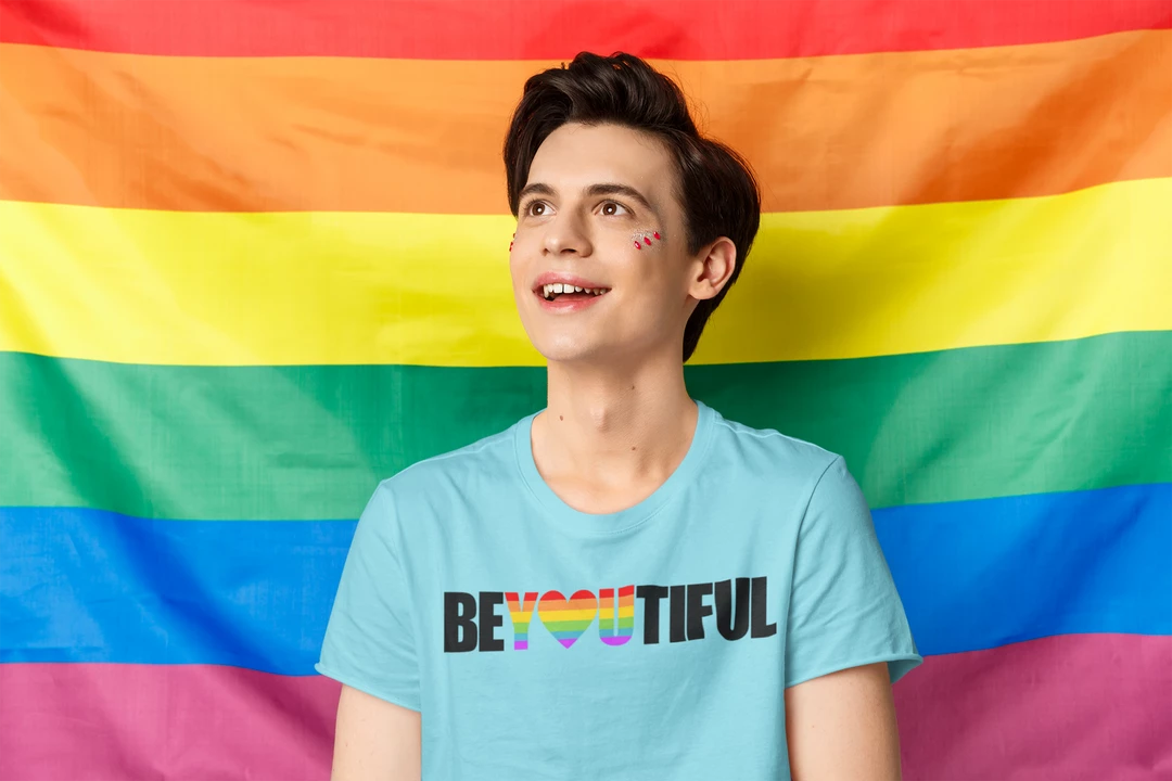 Hustle And Heart NC LGBTQIA+ Pride/Equality BeYOUtiful Graphic Tee