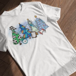 Hustle & Heart NC Tennis Christmas Tree - SUBLIMATION TRANSFER