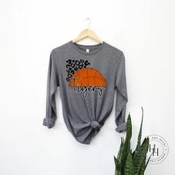 Hustle & Heart NC Tigers Half Basketball Graphic Tee