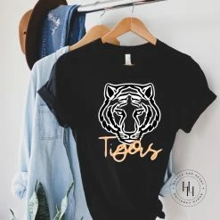 Hustle & Heart NC Tigers Orange Neon Mascot