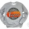 Hustle & Heart NC Tigers Orange/White With Black Outline