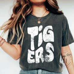 Hustle & Heart NC Tigers Retro Screenprint Transfer Transfers