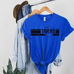 Hustle & Heart NC Tigers Varsity Screenprint Transfer