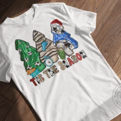 Hustle & Heart NC Transfers Tis The Season Soccer Christmas Tree Cakes - SUBLIMATION TRANSFER