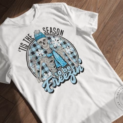Hustle & Heart NC Tis The Season To Be Freezin - SUBLIMATION TRANSFER