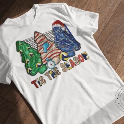 Hustle & Heart NC Tis The Season Volleyball Christmas Tree Cakes - SUBLIMATION TRANSFER