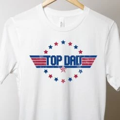 Hustle And Heart NC Father's Day Top Dad Graphic Tee