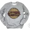 Hustle & Heart NC Faux Glitter Leopard Circle Designs UC Golden Eagles Maroon And Gold Tan Leopard