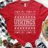 Hustle & Heart NC Vikings Ugly Christmas Sweater Screenprint Transfer