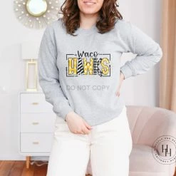 Hustle & Heart NC Waco Hawks Doodle Graphic Tee