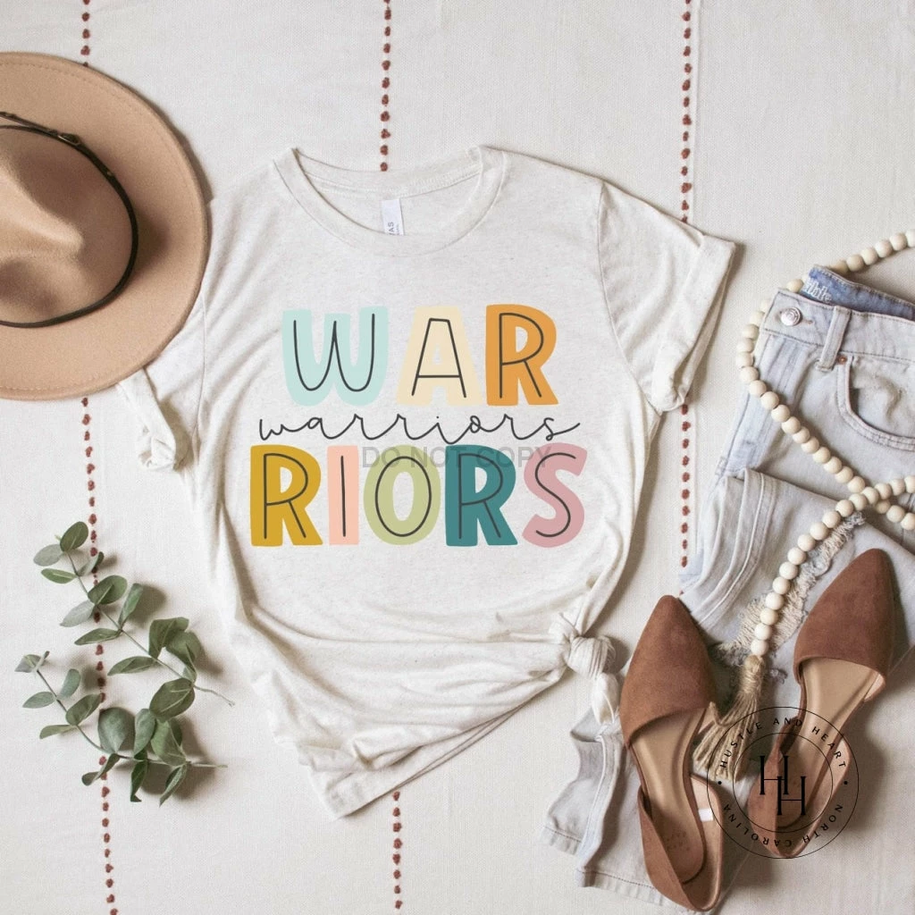 Hustle & Heart NC Warriors Water Color Graphic Tee