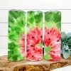 Hustle & Heart NC Watermelon Tie Dye Completed 20oz Skinny Tumbler Tumbler Of The Week