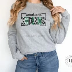 Hustle & Heart NC Waxahachie Indians Doodle Graphic Tee