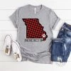 Hustle & Heart NC #WEARESIKESTON Plaid Missouri Mascot Pride
