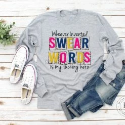 Hustle & Heart NC Whoever Invented Swear Words Graphic Tee