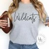 Hustle & Heart NC Wildcats Cursive Screenprint Transfer Transfers