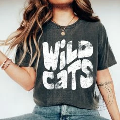 Hustle & Heart NC Wildcats Retro Screenprint Transfer