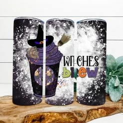 Hustle & Heart NC Tumbler Of The Week Witches Brew Completed 20oz Skinny Tumbler