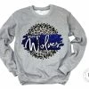 Hustle & Heart NC Wolfe City Wolves Royal Blue/White With Black Outline