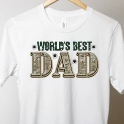 Hustle And Heart NC World's Best Dad Graphic Tee