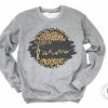 Hustle & Heart NC Yellow Lab Farms Black/Cream Tan Leopard Faux Glitter Leopard Circle Designs
