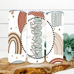 Hustle & Heart NC You Are Enough Completed 20oz Skinny Tumbler