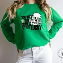 Hustle & Heart NC You Wish You Could Get This Lucky Graphic Tee